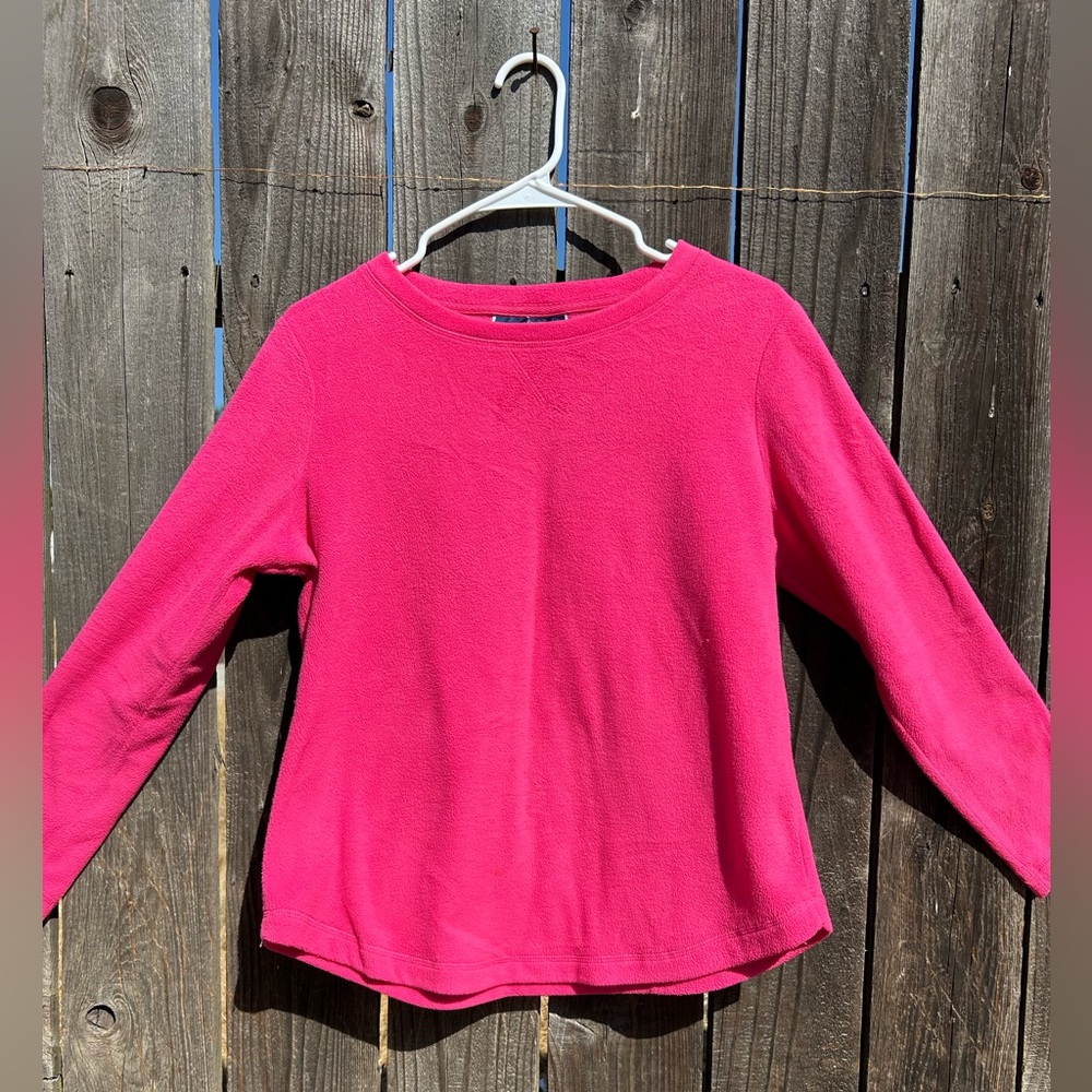 Karen Scott Fuchsia Long Sleeve Top